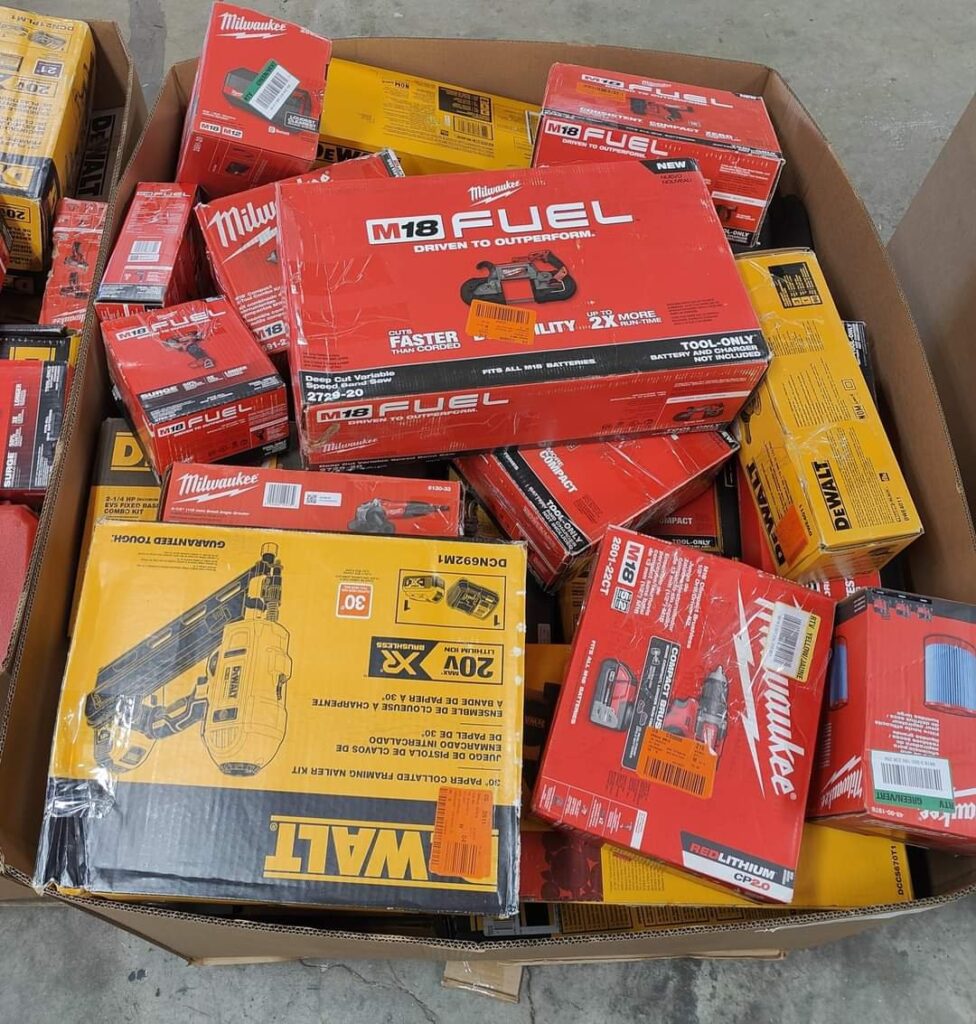 dewalt and milwaukee tool pallets dewalt and milwaukee tool pallets
