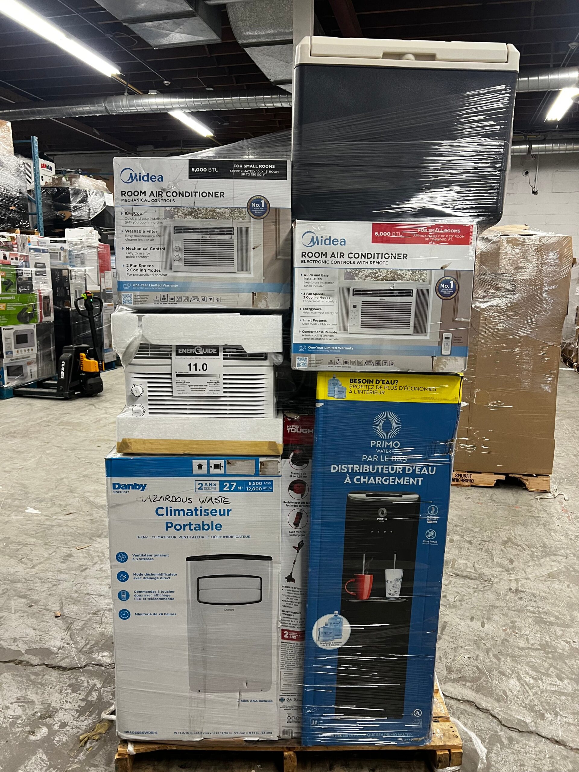 air conditioners pallet #2| liquidation pallet wholesale air conditioners pallet #2| liquidation pallet wholesale