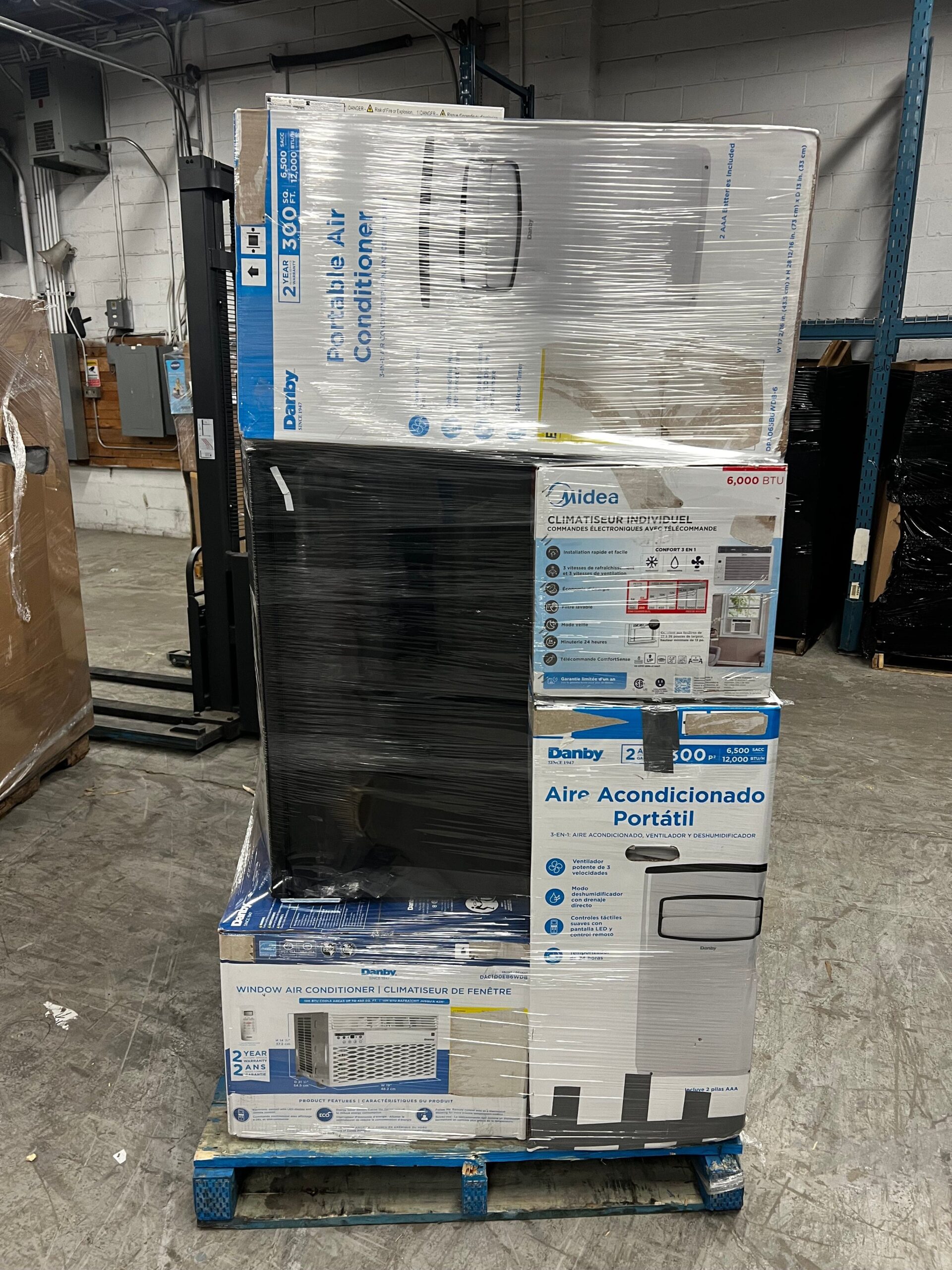 air conditioners pallet #6| liquidation pallet wholesale air conditioners pallet #6| liquidation pallet wholesale