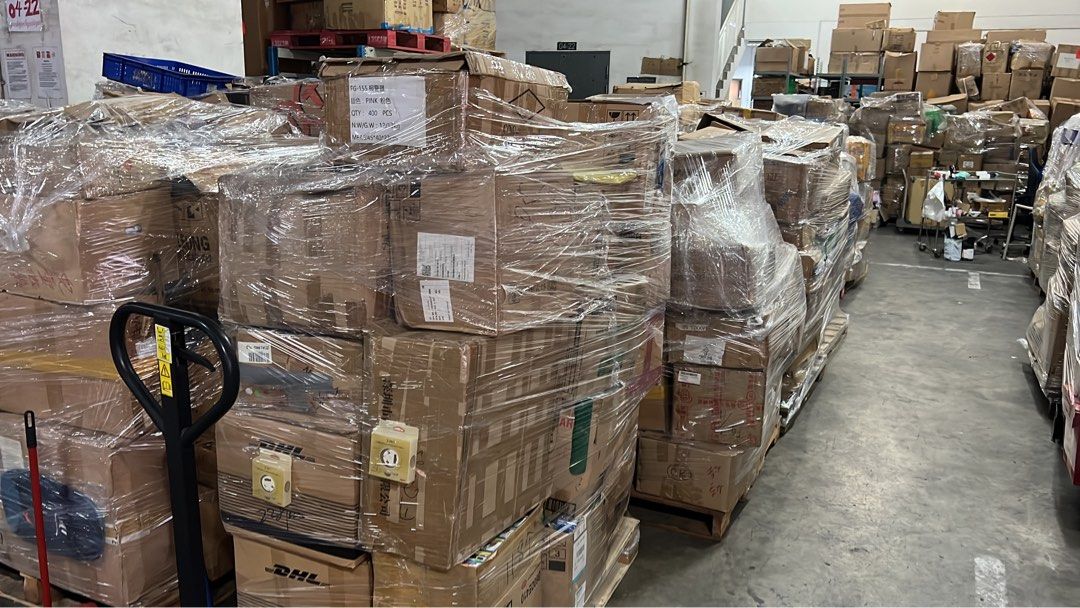 unclaimed container pallet assorted unclaimed container pallet assorted