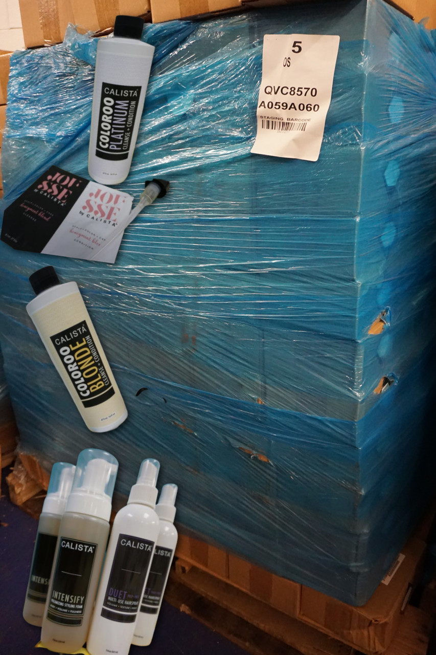 500+pc pallet of calista hair care overstocks